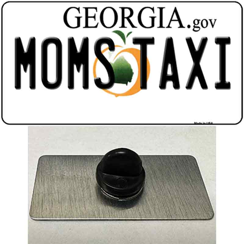 Moms Taxi Georgia Novelty Metal Hat Pin