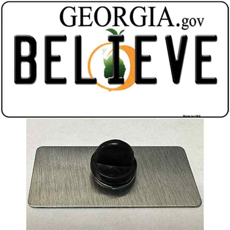 Believe Georgia Novelty Metal Hat Pin