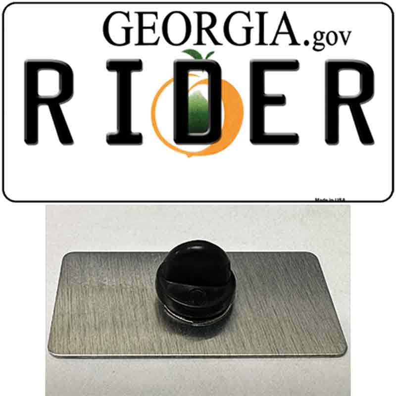 Rider Georgia Novelty Metal Hat Pin