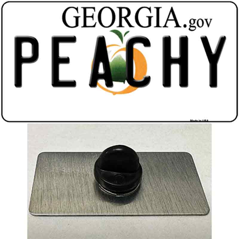 Peachy Georgia Novelty Metal Hat Pin