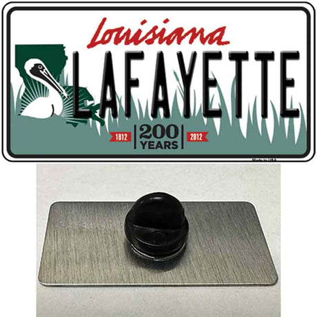 Lafayette Louisiana Novelty Metal Hat Pin