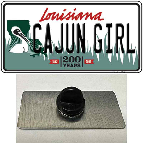 Cajun Girl Louisiana Novelty Metal Hat Pin