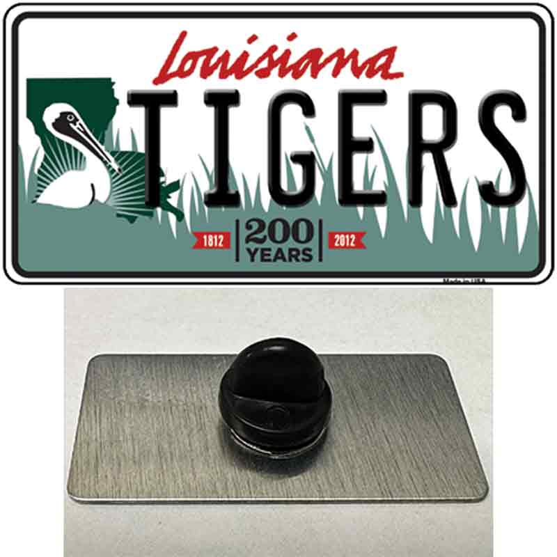 Tigers Louisiana Novelty Metal Hat Pin