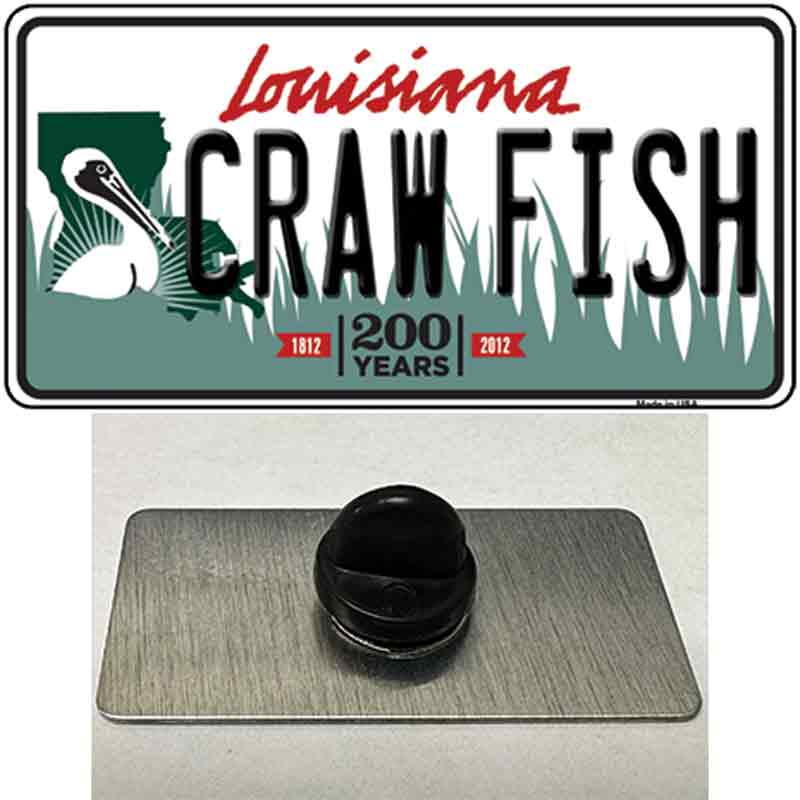 Craw Fish Louisiana Novelty Metal Hat Pin