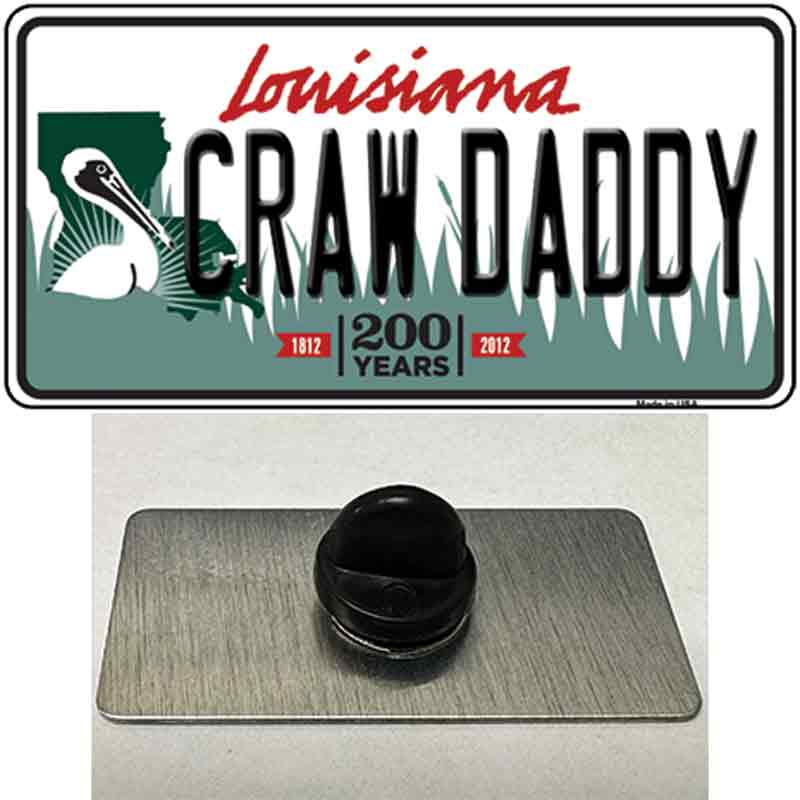 Craw Daddy Louisiana Novelty Metal Hat Pin