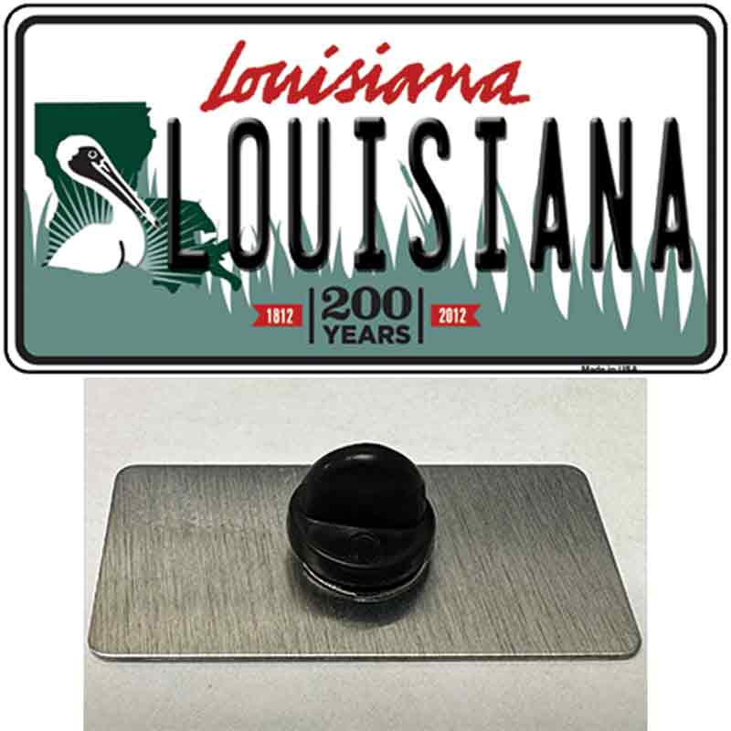 Louisiana Novelty Metal Hat Pin