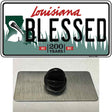 Blessed Louisiana Novelty Metal Hat Pin