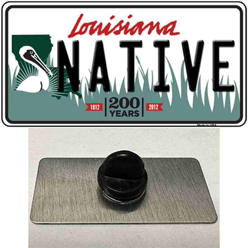 Native Louisiana Novelty Metal Hat Pin