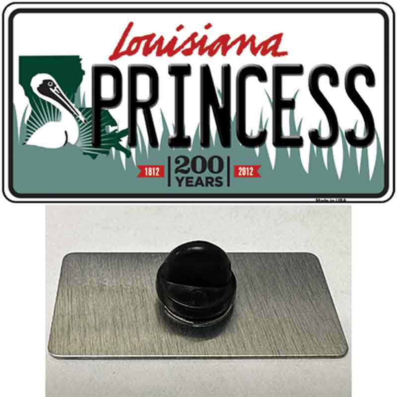 Princess Louisiana Novelty Metal Hat Pin