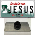 Jesus Louisiana Novelty Metal Hat Pin