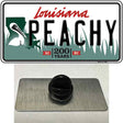 Peachy Louisiana Novelty Metal Hat Pin