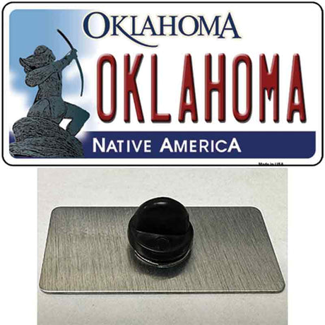 Oklahoma Novelty Metal Hat Pin