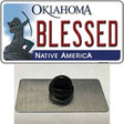 Blessed Oklahoma Novelty Metal Hat Pin