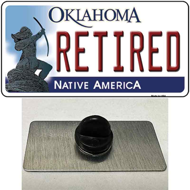 Retired Oklahoma Novelty Metal Hat Pin