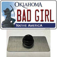 Bad Girl Oklahoma Novelty Metal Hat Pin