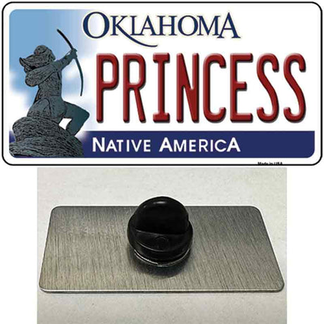 Princess Oklahoma Novelty Metal Hat Pin