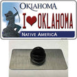 I Love Oklahoma Novelty Metal Hat Pin