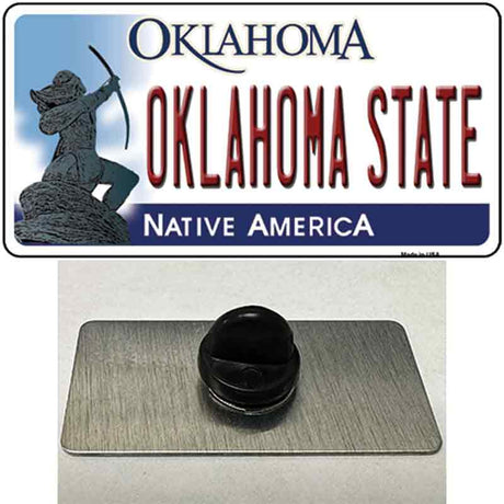 Oklahoma State Novelty Metal Hat Pin