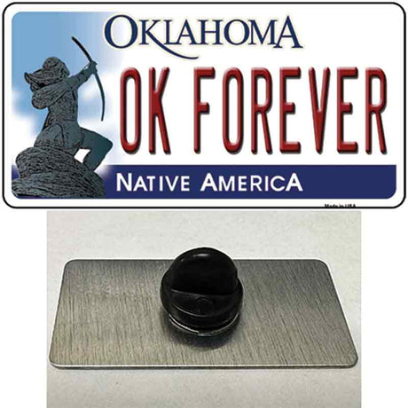 Ok Forever Oklahoma Novelty Metal Hat Pin