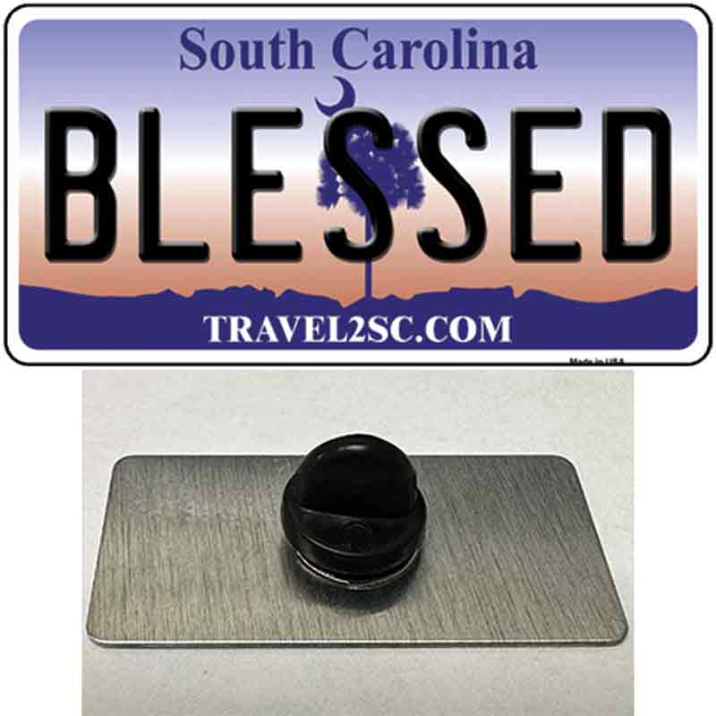 Blessed South Carolina Novelty Metal Hat Pin