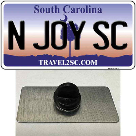 N Joy SC South Carolina Novelty Metal Hat Pin