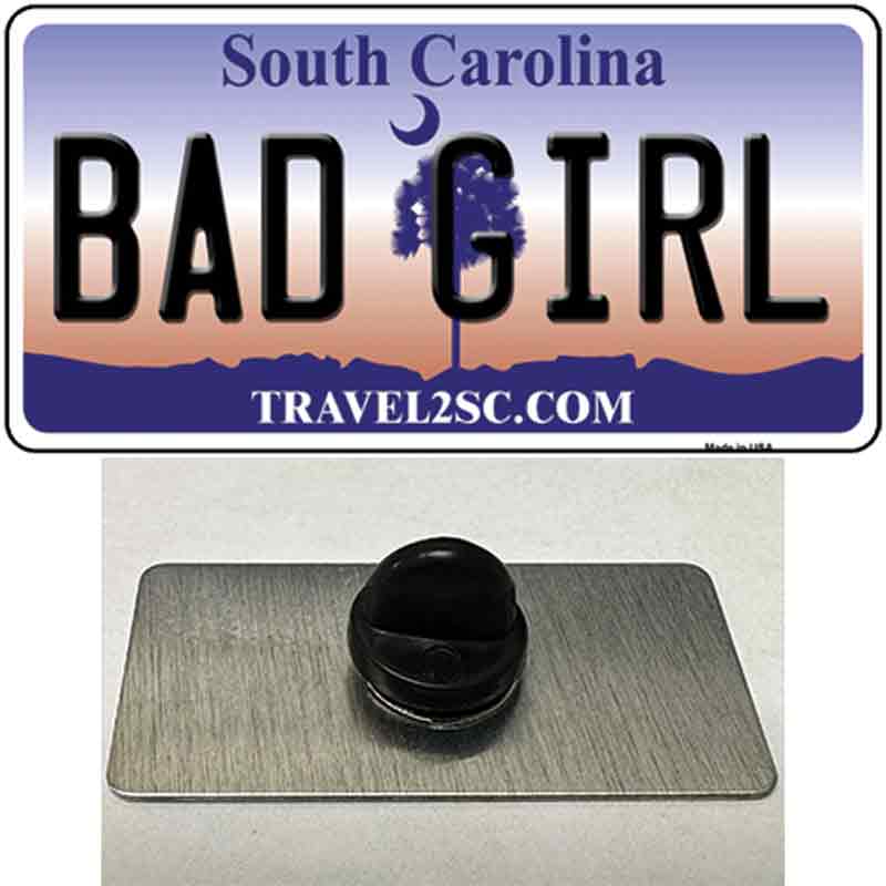 Bad Girl South Carolina Novelty Metal Hat Pin