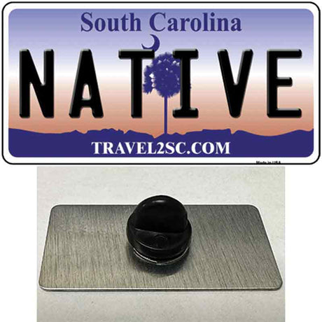 Native South Carolina Novelty Metal Hat Pin