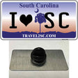 I Love South Carolina Novelty Metal Hat Pin