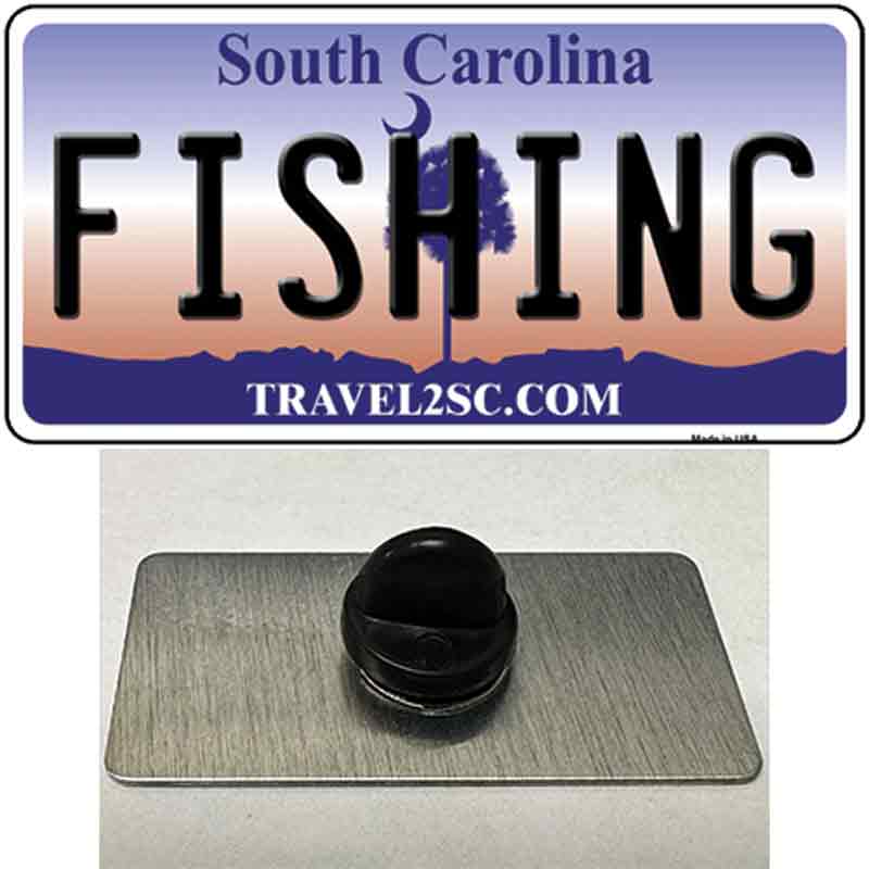 Fishing South Carolina Novelty Metal Hat Pin