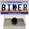 Biker South Carolina Novelty Metal Hat Pin