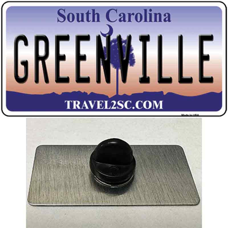 Greenville South Carolina Novelty Metal Hat Pin