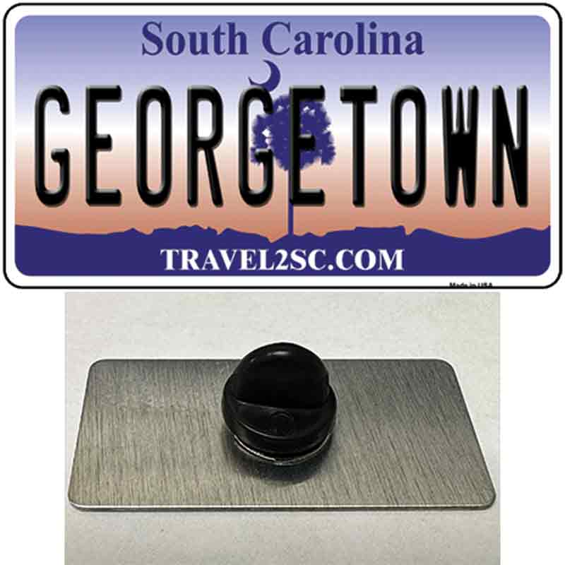 Georgetown South Carolina Novelty Metal Hat Pin