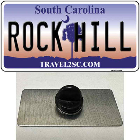 Rock Hill South Carolina Novelty Metal Hat Pin