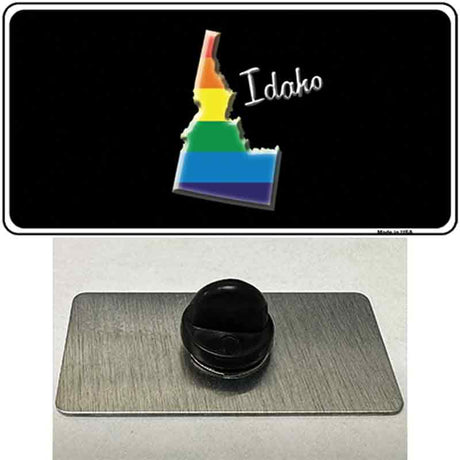 Idaho Rainbow Novelty Metal Hat Pin