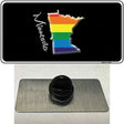 Minnesota Rainbow Novelty Metal Hat Pin