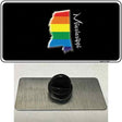 Mississippi Rainbow Novelty Metal Hat Pin