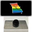 Missouri Rainbow Novelty Metal Hat Pin