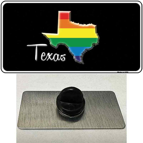 Texas Rainbow Novelty Metal Hat Pin