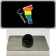 Vermont Rainbow Novelty Metal Hat Pin