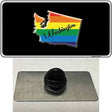 Washington Rainbow Novelty Metal Hat Pin