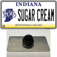 Sugar Cream Indiana Novelty Metal Hat Pin