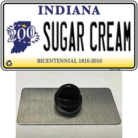 Sugar Cream Indiana Novelty Metal Hat Pin