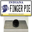 Finger Pie Indiana Novelty Metal Hat Pin