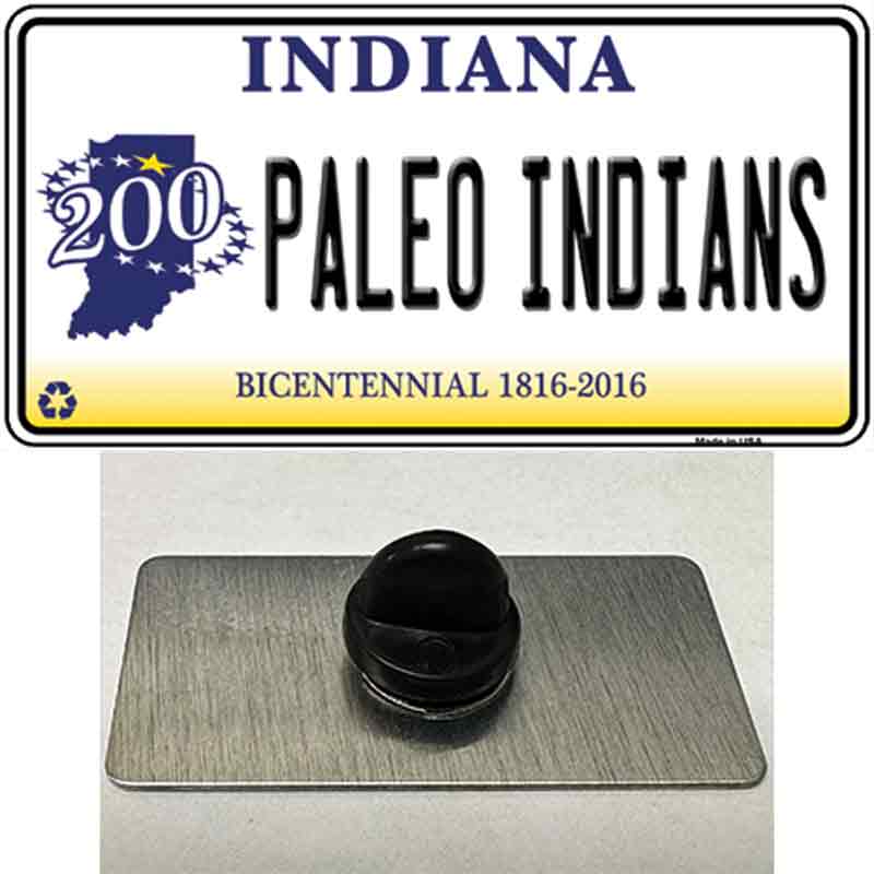 Paleo Indians Indiana Novelty Metal Hat Pin