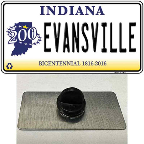 Evansville Indiana Novelty Metal Hat Pin