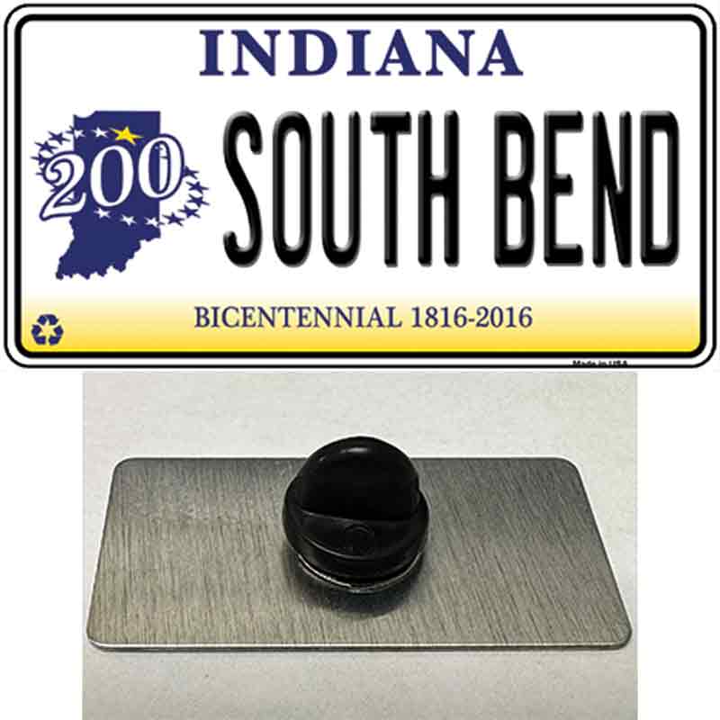 South Bend Indiana Novelty Metal Hat Pin