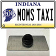 Moms Taxi Indiana Novelty Metal Hat Pin