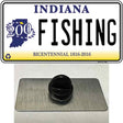 Fishing Indiana Novelty Metal Hat Pin