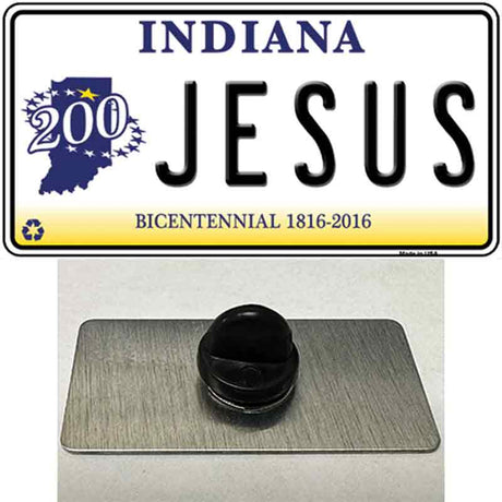 Jesus Indiana Novelty Metal Hat Pin