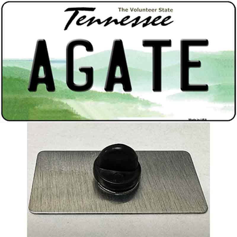 Agate Tennessee Novelty Metal Hat Pin